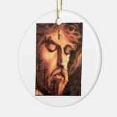 GEZICHTEN VAN JEZUS KERAMISCH ORNAMENT (Links)