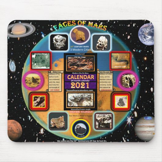 gezichten van moerassen muismat (Voorkant)