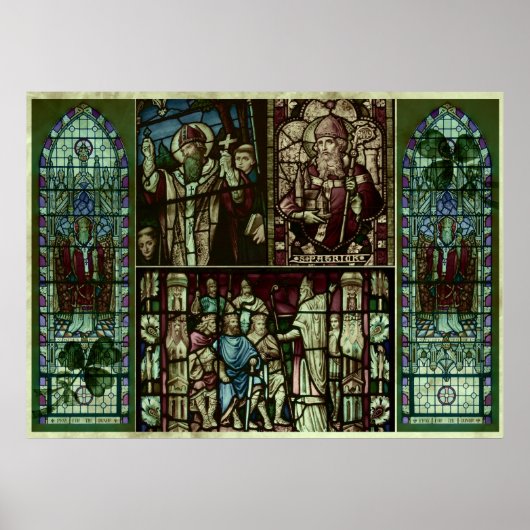 Gezichten van Saint Patrick Poster (Voorkant)