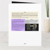 Gezichten van vaarwel - de Beheerste Lavendel van Kaart (Achterkant)