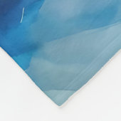 Gezichten van vrouwen - Waterverf schilderij Fleece Deken (Hoek)