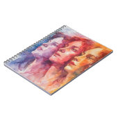 Gezichten van vrouwen - Waterverf schilderij Notitieboek (Linkerzijde)