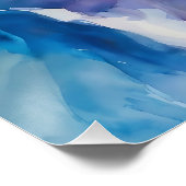 Gezichten van vrouwen - Waterverf schilderij Perfect Poster (Hoek)