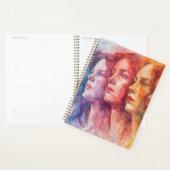Gezichten van vrouwen - Waterverf schilderij Planner (Display)