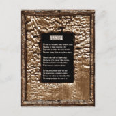 Gezichten van zonde briefkaart (Voorkant)