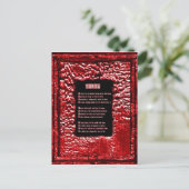 Gezichten van zonde briefkaart (Staand voorkant)