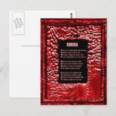 Gezichten van zonde briefkaart (Voorkant / Achterkant)