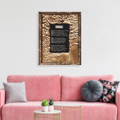 Gezichten van zonde canvas afdruk (Insitu (Woonkamer))