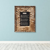 Gezichten van zonde canvas afdruk (Insitu (Houten vloer))