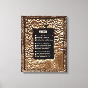 Gezichten van zonde canvas afdruk