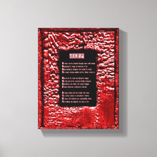 Gezichten van zonde canvas afdruk
