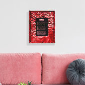 Gezichten van zonde canvas afdruk (Insitu (Woonkamer))