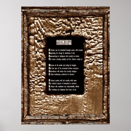 Gezichten van zonde poster (Voorkant)