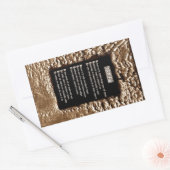 Gezichten van zonde rechthoekige sticker (Envelop)