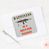 GEZICHTHEID VIERKANTE STICKER (Envelop)