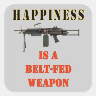 GEZICHTHEID VIERKANTE STICKER