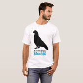 Gezichtloze duif records t-shirt (Voorkant volledig)