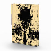 Gezichtloze gentleman: Abstracte elegantie Fotoblokken (Rechts)