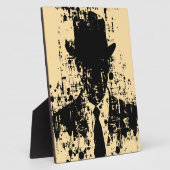 Gezichtloze gentleman: Abstracte elegantie Fotoplaat (Zijkant)