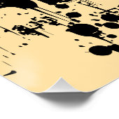 Gezichtloze gentleman: Abstracte elegantie Perfect Poster (Hoek)