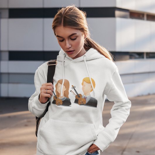 Gezichtloze Violinisten Hoodie