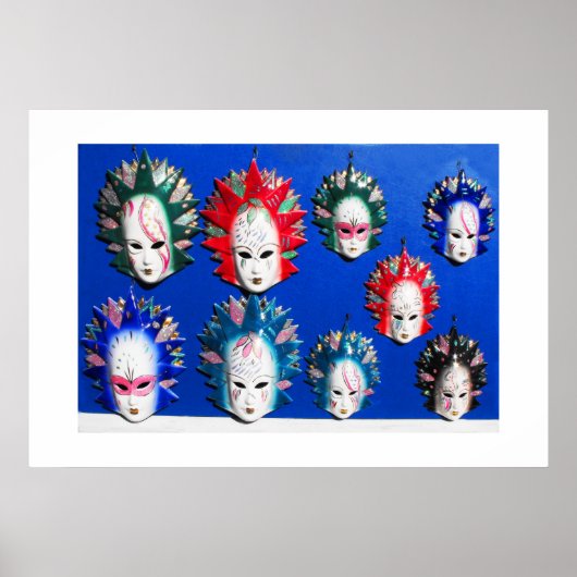 Gezichtmaskers Poster (Voorkant)