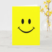 gezichts wenskaart kaart (Gele Bloem)