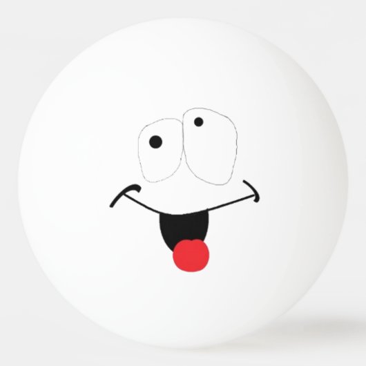 gezichtsbal pingpongbal (Voorkant)