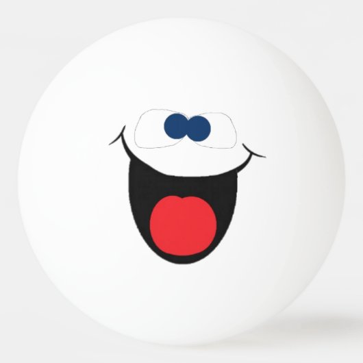 gezichtsbal pingpongbal (Achterkant)