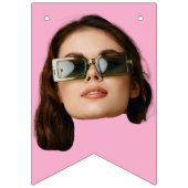 Gezichtsbanner, Aangepast gezicht, 30e 40e 50e ver Vlaggetjes (Tweede vlag)