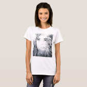 gezichtsbedrog in bomen t-shirt (Voorkant volledig)