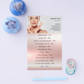 GEZICHTSBEHANDELINGEN Beauty Salon flyer (Enkel)