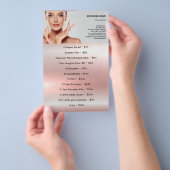 GEZICHTSBEHANDELINGEN Beauty Salon flyer (Hand)