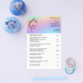 GEZICHTSBEHANDELINGEN Schoonheidssalon flyer (Enkel)