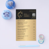 GEZICHTSBEHANDELINGEN Schoonheidssalon flyer (Enkel)