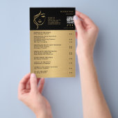 GEZICHTSBEHANDELINGEN Schoonheidssalon flyer (Hand)