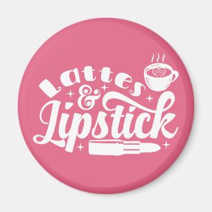 Gezichtsbeschermer Lippenstift Latte Koffie Kosmet Magneet