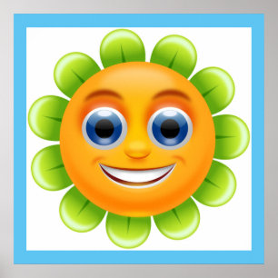 GEZICHTSBLOEM POSTER