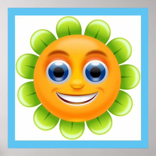 GEZICHTSBLOEM POSTER (Voorkant)