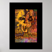 Gezichtschilderij Poster (Voorkant)