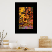 Gezichtschilderij Poster (Keuken)