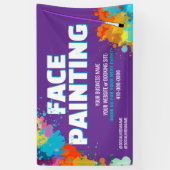 Gezichtschildering Business Banner Sign (Verticaal)