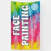 Gezichtschildering Business Banner Sign (Verticaal)