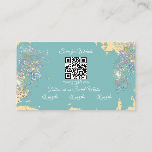 Gezichtschildering Facepainter Balloon Twister Gee Visitekaartje (Achterkant)