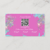 Gezichtschildering Facepainter Balloon Twister Roz Visitekaartje (Achterkant)