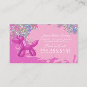 Gezichtschildering Facepainter Balloon Twister Roz Visitekaartje (Voorkant)