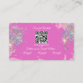 Gezichtschildering Facepainter Balloon Twister Roz Visitekaartje (Achterkant)