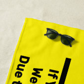 Gezichtsdekking optioneel - Medische vrijstelling Strandlaken (In situ)