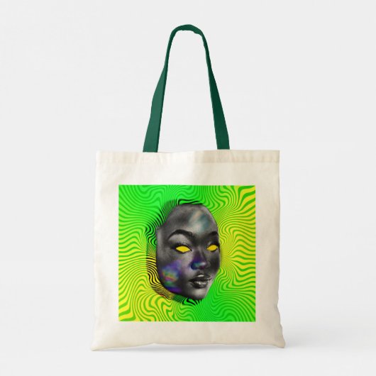 Gezichtsdruk Tote Bag (Achterkant)