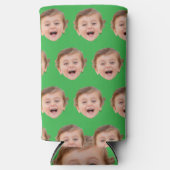 Gezichtsfoto Koelbox, Verjaardagsfeest Foto Custom Seltzer Blikjeskoeler (Voorkant)